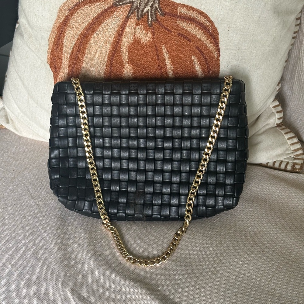 Abercrombie & Fitch Women’s Mini Vegan Leather Chan Bag in Black